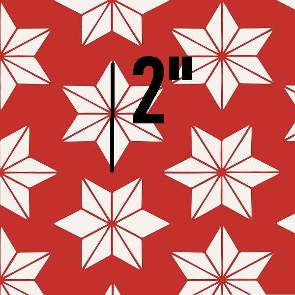 Indy Bloom Fabric Frosty and Bright Stars Cinnamon 08 – custom printed pre-order fabric Australia | Fabric by Missy Rose