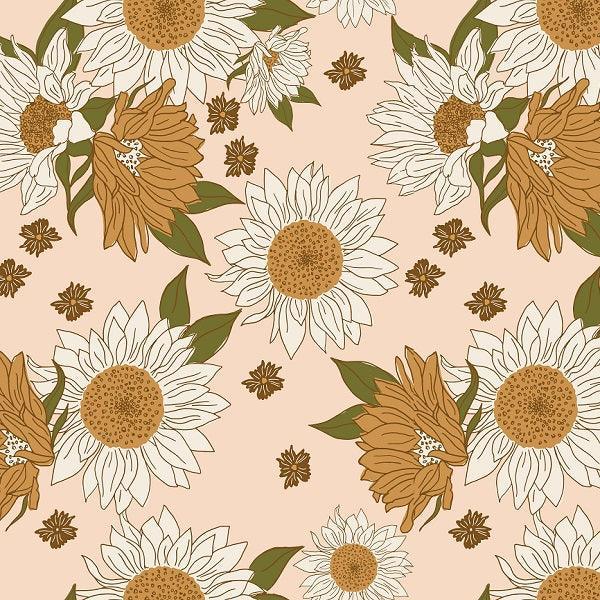 Indy Bloom Fabric Golden Autumn Autumn Blush 03 – custom printed pre-order fabric Australia | Fabric by Missy Rose