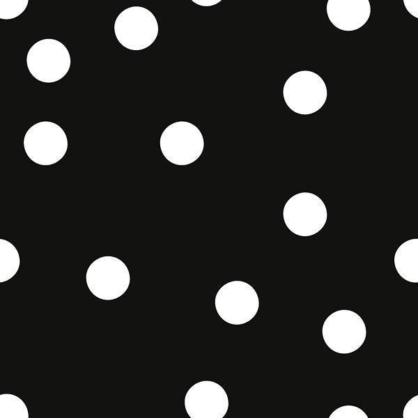 Indy Bloom Fabric Golden Autumn Black Polka 09 – custom printed pre-order fabric Australia | Fabric by Missy Rose