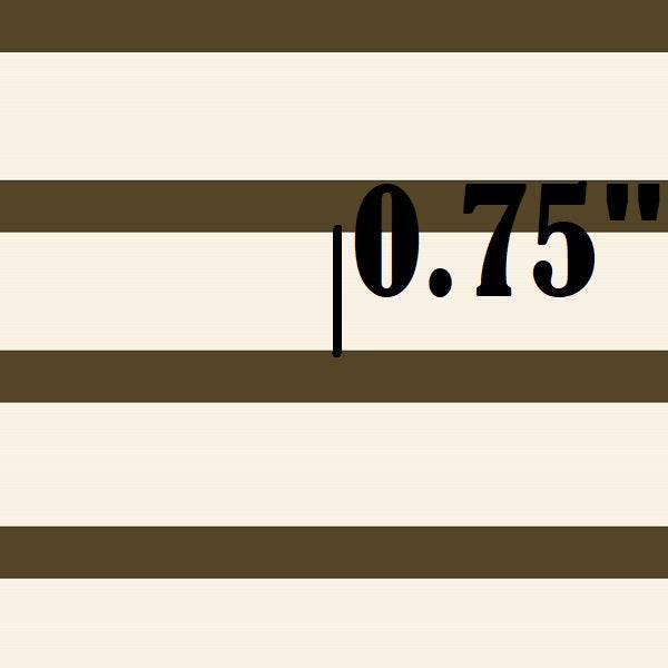 Indy Bloom Fabric Golden Girl Stripe in Coffee Bean 10 – Australian custom printed fabric pre-order | Fabric by Missy Rose