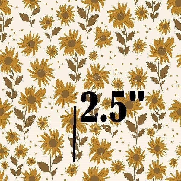 Indy Bloom Fabric Golden Girl Sunflowers in Cream 04 – made-to-order custom fabric by the metre | Fabric by Missy Rose