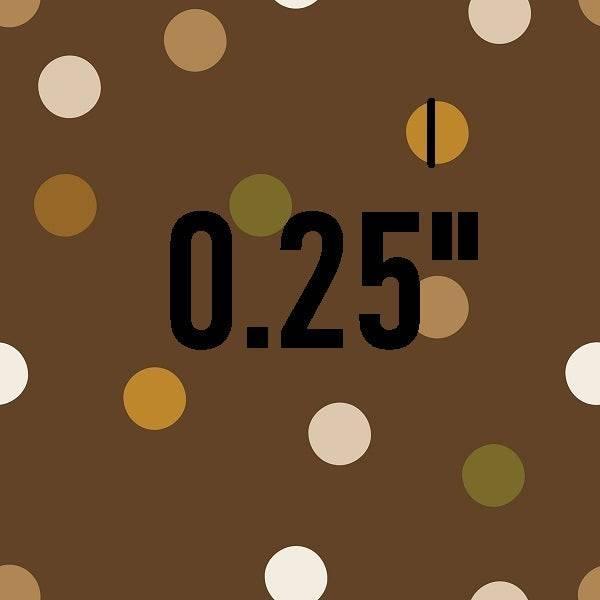 Indy Bloom Fabric - Grandmas Garden Autumn Polka 21 – premium custom printed fabric for sewing | Fabric by Missy Rose