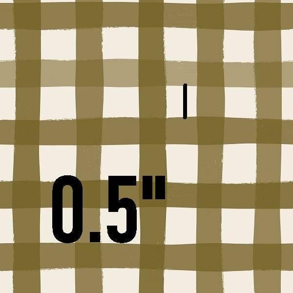 Indy Bloom Fabric - Grandmas Garden Gingham Olive 17 – Australian custom printed fabric pre-order | Fabric by Missy Rose