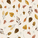 Indy Bloom Fabric - Grandmas Garden - Leaves Cream 06