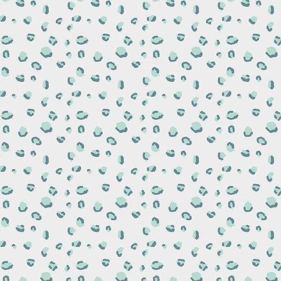 IB Gumdrop Florals - Aqua Cheetah 03 - Fabric by Missy Rose Pre-Order