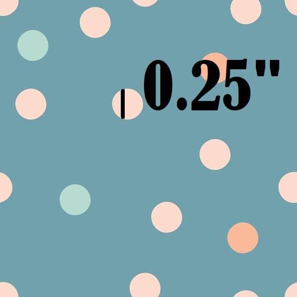Indy Bloom Fabric Gumdrop Florals Polka 06 – made-to-order custom fabric by the metre | Fabric by Missy Rose