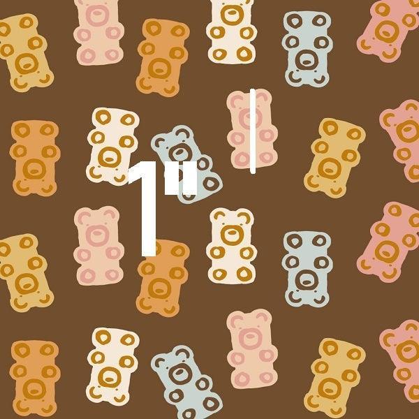Indy Bloom Fabric Hocus Pocus Bears Chocolate 12 – premium custom printed fabric for sewing | Fabric by Missy Rose