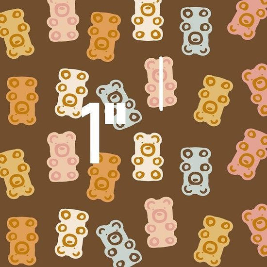Load image into Gallery viewer, Indy Bloom Fabric - Hocus Pocus - Bears Chocolate 12 - Fabric by Missy Rose Pre-Order
