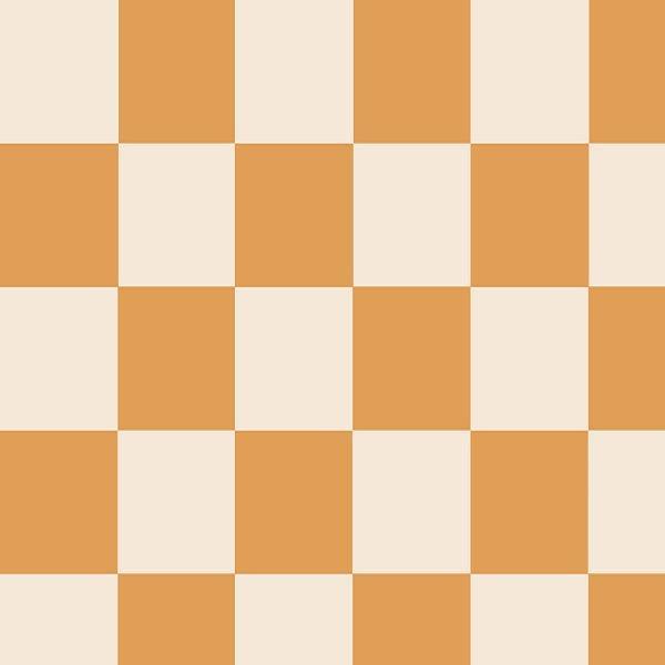 Indy Bloom Fabric Hocus Pocus Checks in Pumpkin 15 – custom printed pre-order fabric Australia | Fabric by Missy Rose