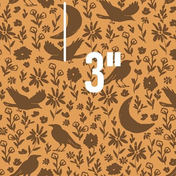 Indy Bloom Fabric Hocus Pocus Crop field in Pumpkin 08 – custom printed pre-order fabric Australia | Fabric by Missy Rose