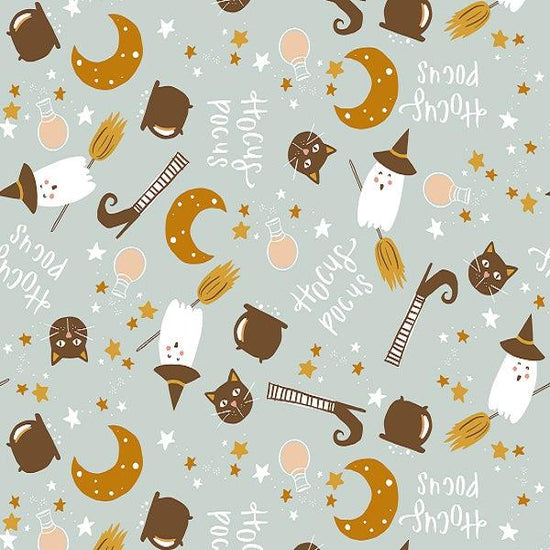 Load image into Gallery viewer, Indy Bloom Fabric - Hocus Pocus - Hocus in Fog 06 - Fabric by Missy Rose Pre-Order
