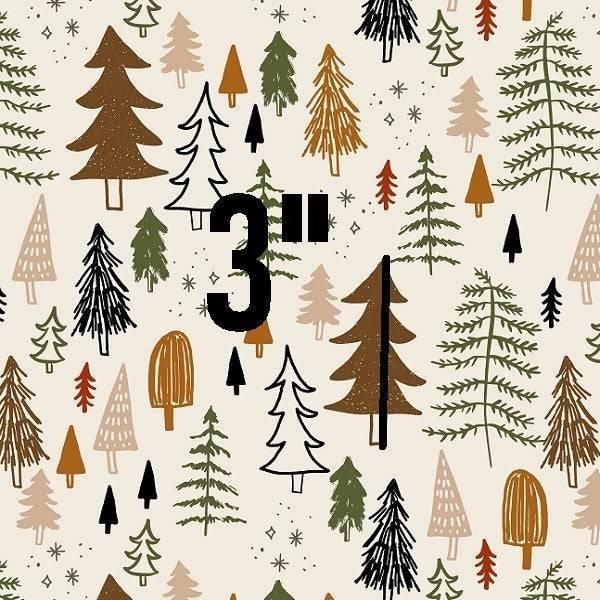Indy Bloom Fabric Holly Jolly Forest Frost 01 – premium custom printed fabric for sewing | Fabric by Missy Rose
