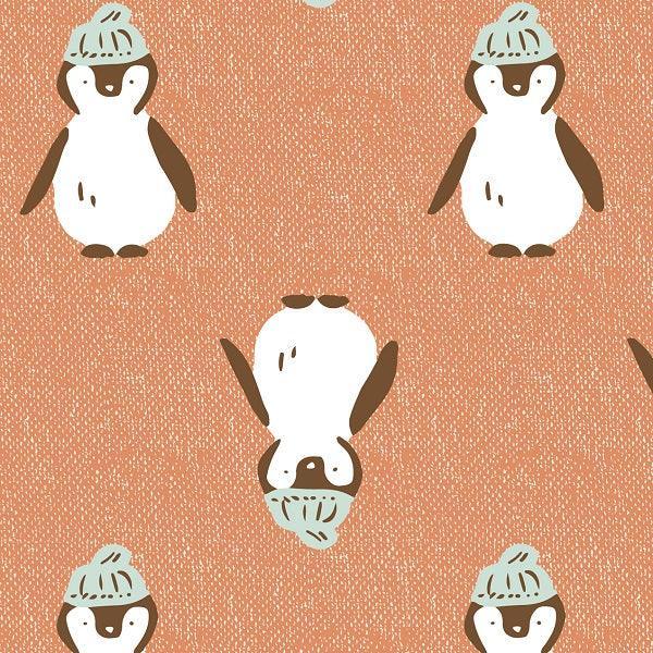 Indy Bloom Fabric Holly Jolly Penguins knit 08 – pre-order designer fabric Australia | Fabric by Missy Rose