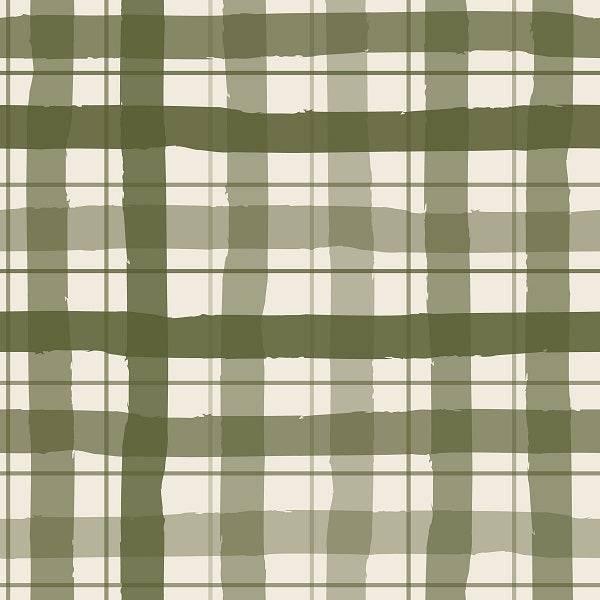 Indy Bloom Fabric - Holly Jolly - Gingham in Evergreen 14 - Fabric by Missy Rose Pre-Order