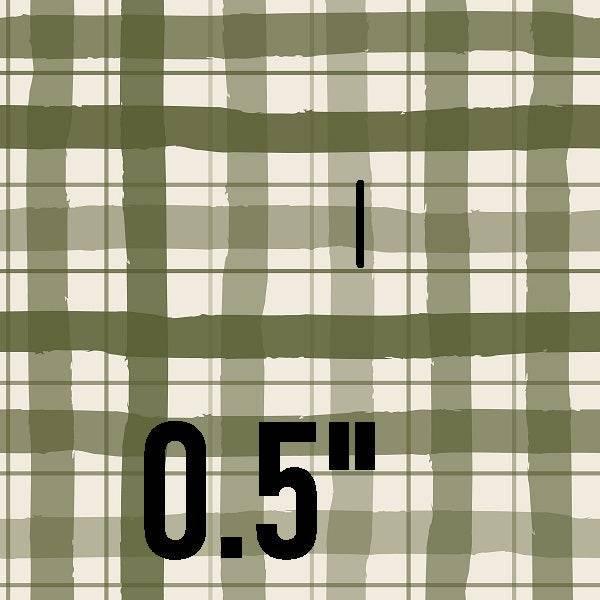 Indy Bloom Fabric Holly Jolly Gingham in Evergreen 14 – made-to-order custom fabric by the metre | Fabric by Missy Rose