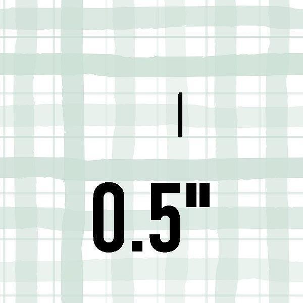 Indy Bloom Fabric Holly Jolly Gingham in Peppermint 16 – premium custom printed fabric for sewing | Fabric by Missy Rose