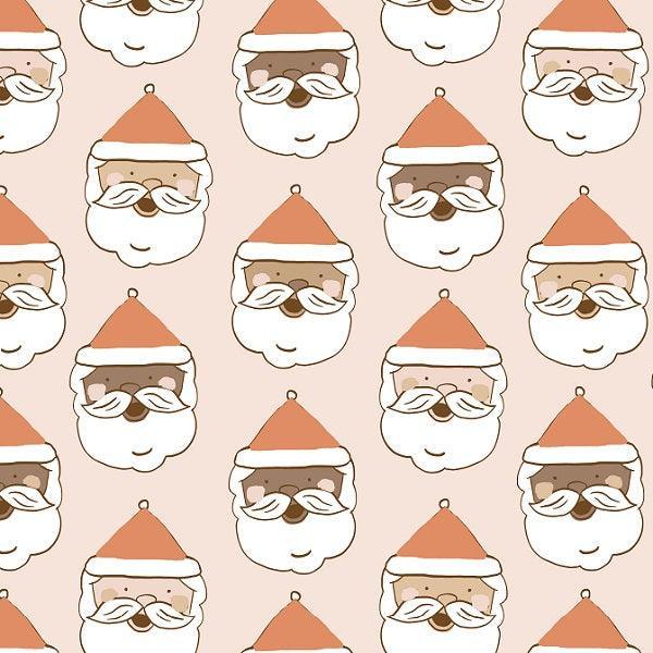 Indy Bloom Fabric Holly Jolly Pink 05 – Australian custom printed fabric pre-order | Fabric by Missy Rose