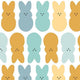 Indy Bloom Fabric - Hunny Bunny - Bunnies Blue 03