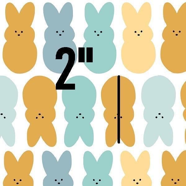 Indy Bloom Fabric Hunny Bunny Bunnies Blue 03 – premium custom printed fabric for sewing | Fabric by Missy Rose