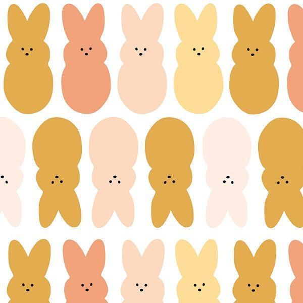 Indy Bloom Fabric Hunny Bunny Bunnies Sunshine 04 – made-to-order custom fabric by the metre | Fabric by Missy Rose
