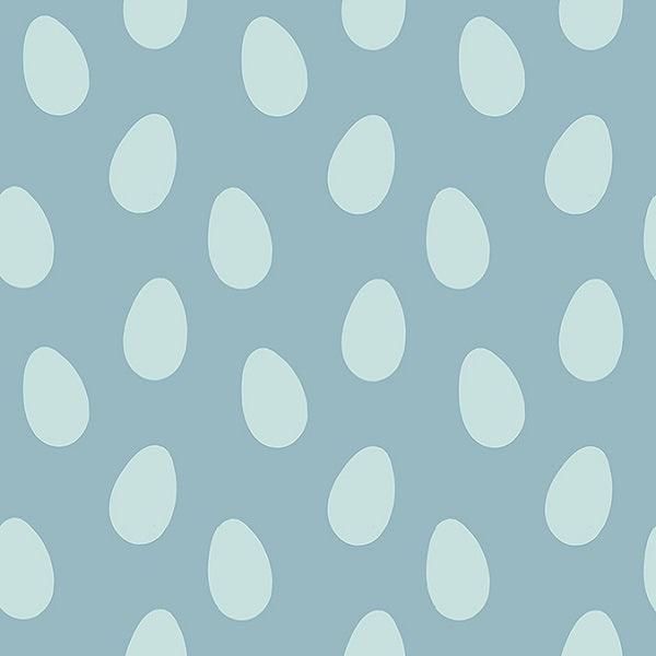 Indy Bloom Fabric Hunny Bunny Robins Egg 12 – made-to-order custom fabric by the metre | Fabric by Missy Rose