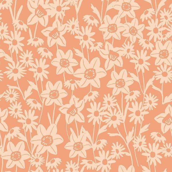 Indy Bloom Fabric Hunny Bunny Garden Pink 09 – Australian custom printed fabric pre-order | Fabric by Missy Rose