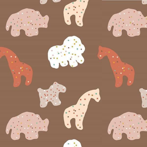 Indy Bloom Fabric Infatuated Valentine Cookie in Chocolate 11 – Fabric by Missy Rose