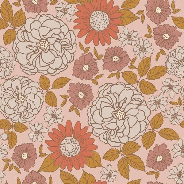 Indy Bloom Fabric Infatuated Valentine Gigi Plum 01 – pre-order designer fabric Australia | Fabric by Missy Rose