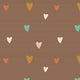 Indy Bloom Fabric - Infatuated Valentine - Heart Party Chocolate 15