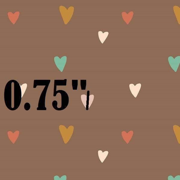 Indy Bloom Fabric Infatuated Valentine Heart Party Chocolate 15 – Fabric by Missy Rose
