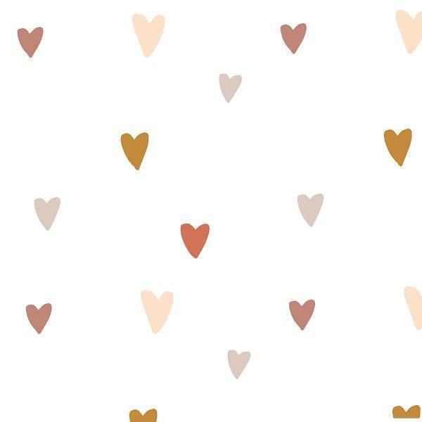 Indy Bloom Fabric Infatuated Valentine Heart Party White 16 – premium custom printed fabric for sewing | Fabric by Missy Rose