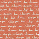 Indy Bloom Fabric - Infatuated Valentine - Love notes Red 09
