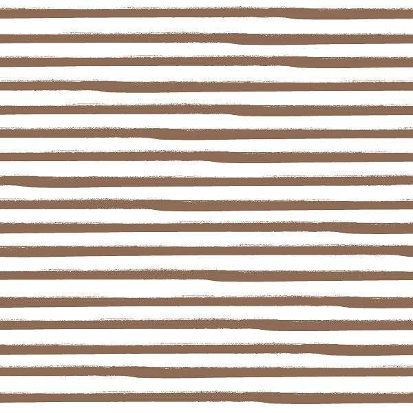 Indy Bloom Fabric Infatuated Valentine Painted Stripe Choc 17 – pre-order designer fabric Australia | Fabric by Missy Rose