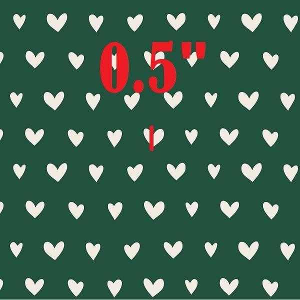 Indy Bloom Fabric Juliet Florals Forest Hearts 06 – made-to-order custom fabric by the metre | Fabric by Missy Rose