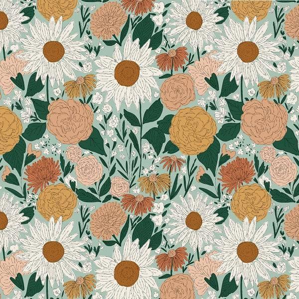 Indy Bloom Fabric Juliet Florals Juliet 01 – premium custom printed fabric for sewing | Fabric by Missy Rose