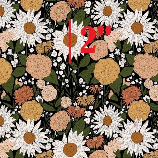 Indy Bloom Fabric Juliet Florals Midnight 12 – custom printed pre-order fabric Australia | Fabric by Missy Rose