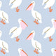 Indy Bloom Fabric - Laguna Summer - Pelicans In Periwinkle 15