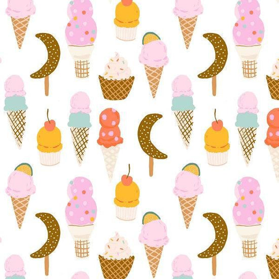 Indy Bloom Fabric - Laguna Summer - Ice Cream Parlour 06 - Fabric by Missy Rose Pre-Order