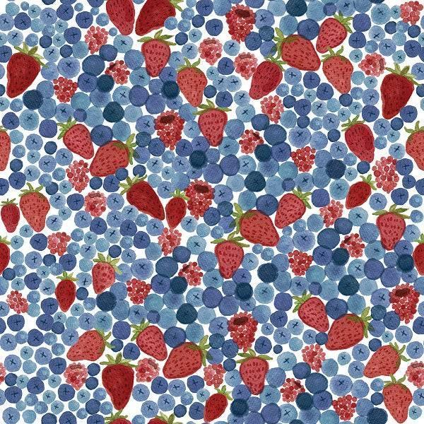 Indy Bloom Fabric Liberty Berry Bliss 04 – premium custom printed fabric for sewing | Fabric by Missy Rose