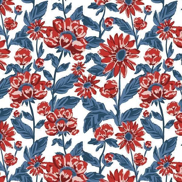 Indy Bloom Fabric Liberty Floral 01 – made-to-order custom fabric by the metre | Fabric by Missy Rose