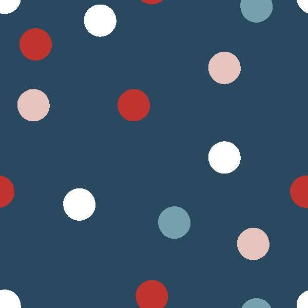 Indy Bloom Fabric Liberty Navy Confetti 06 – made-to-order custom fabric by the metre | Fabric by Missy Rose