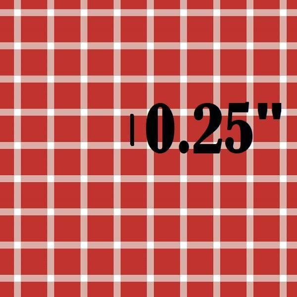 Indy Bloom Fabric Liberty Red Gingham 07 – made-to-order custom fabric by the metre | Fabric by Missy Rose