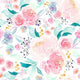Indy Bloom Fabric - Mermaid Lagoon - Floral 01