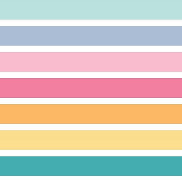 Indy Bloom Fabric Mermaid Lagoon Mermaid Stripes 06 – Australian custom printed fabric pre-order | Fabric by Missy Rose