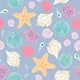 Indy Bloom Fabric - Mermaid Lagoon - Shells By The Shore 05