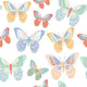 Indy Bloom Fabric - Retro Summer - Butterfly Rainbow 03