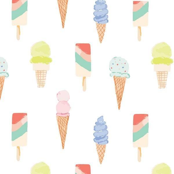 Indy Bloom Fabric Retro Summer Ice Cream 09 – pre-order designer fabric Australia | Fabric by Missy Rose