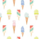 Indy Bloom Fabric - Retro Summer - Ice Cream 09