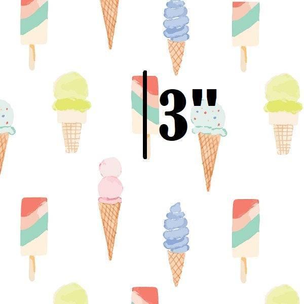 Indy Bloom Fabric Retro Summer Ice Cream 09 – custom printed pre-order fabric Australia | Fabric by Missy Rose