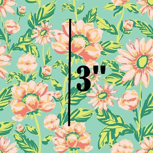Indy Bloom Fabric Retro Summer Peachy Peony 01 – Australian custom printed fabric pre-order | Fabric by Missy Rose